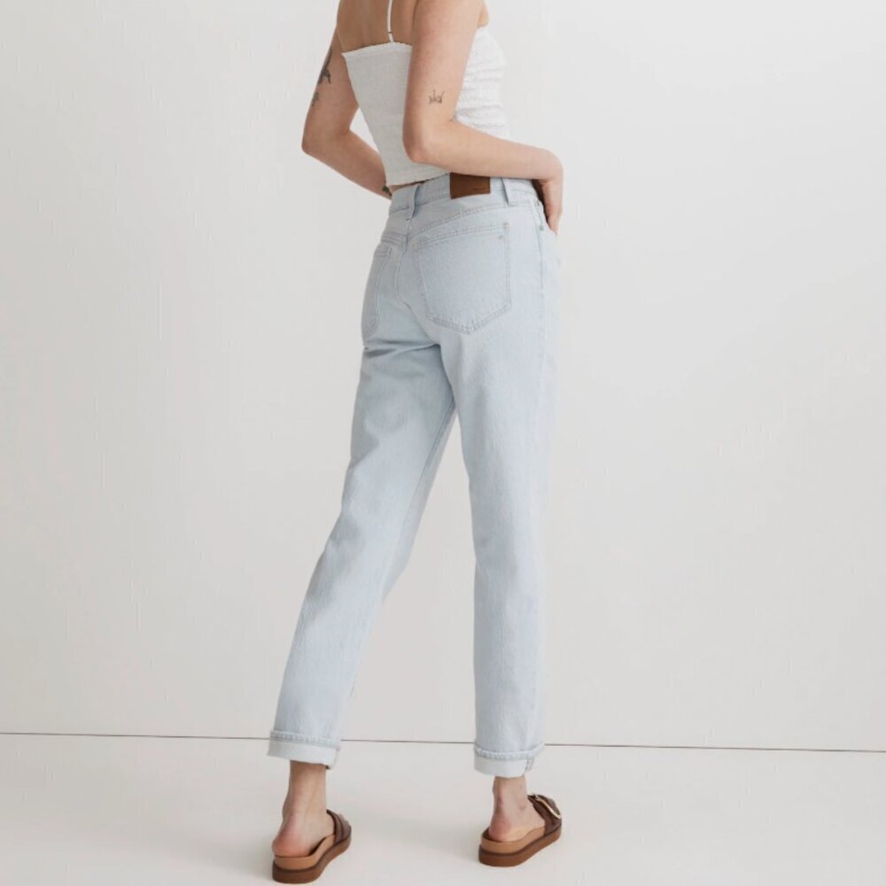Madewell The Slim Boyjean 25 Light Denim Jeans - Picture 3 of 9